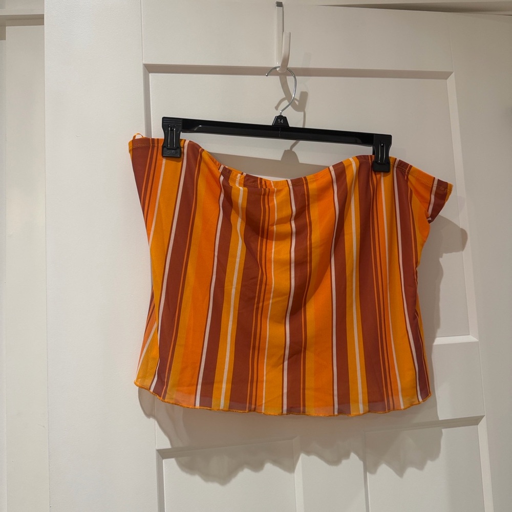 peppermayo bandeau tube top NWT